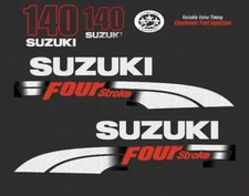 Adesivi motore marino fuoribordo Suzuki 140 cv four stroke 2006 stickers