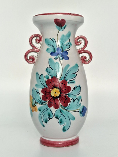 Vaso vintage italiano - , dipinto