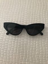 STELLA MCCARTNEY OCCHIALI CAT EYE FALABELLA COLORE NERO IN ACETATO E PELLE VEGAN