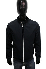 Bikkembergs Giubbotto Taglia 50 Uomo Giacca Nera Giubbino Da Mezza Stagione