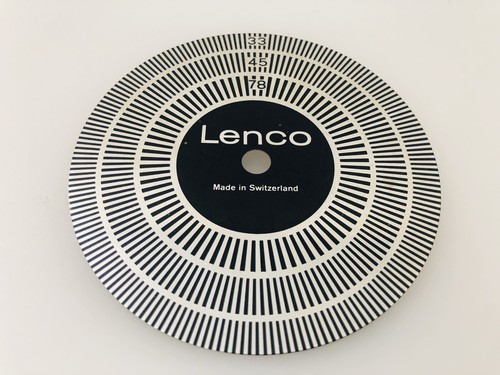 Lenco strobe disc turntable - lenco,