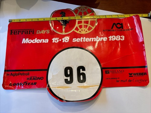 Insegna avviamento ferrari - avviamento,
