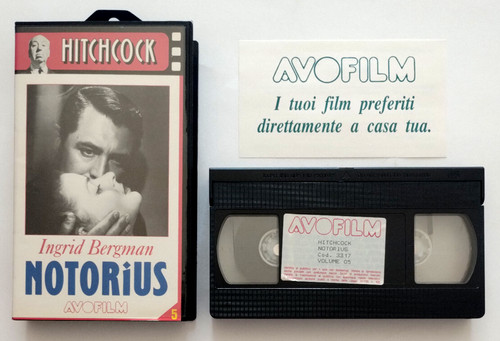 Vhs notorius film giallo - vhs,