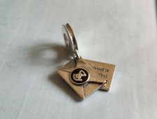 Charm "Lettera" -compatibile Harry Potter  **Foto Reali dell'oggetto**