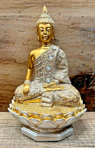 Buddha resin tabletop figurine - resin,