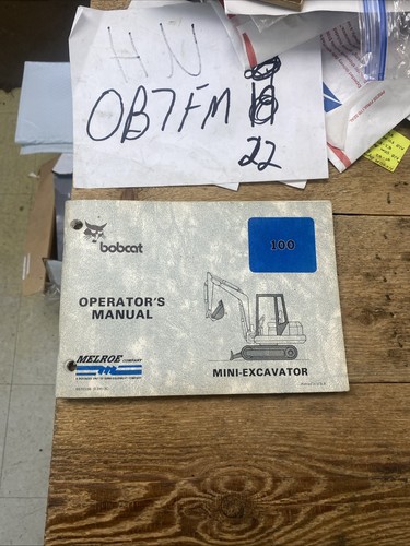 Bobcat 100 mini escavatore - bobcat,