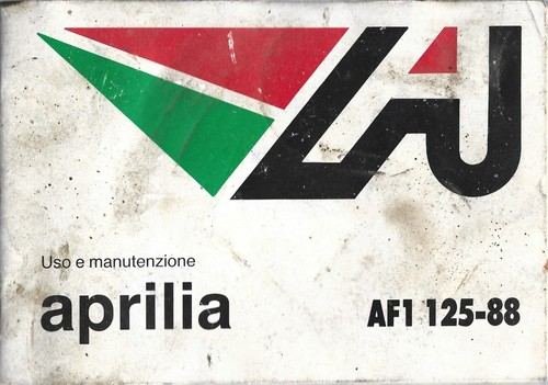 Aprilia af1 125 libretto - af1, 125-88