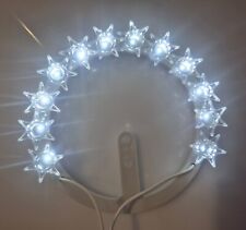 CORONCINA LUMINOSA ELETTRICA STELLARIO VOTIVO A LED DIAMETRO 10 LUCE BIANCA