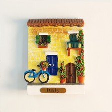 Calamita frigo resina 3D souvenir turismo turistico da collezione case Italia artigianato
