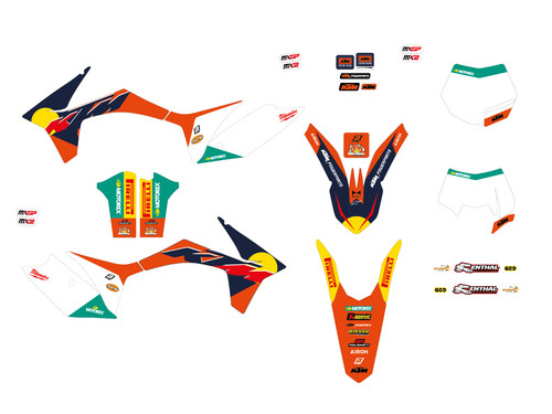 Kit adesivi grafiche - , exc