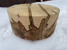 1 pezzo Premium Ambrosia Acero tornitura pc 12” x 5” PULITO!!! Pc esatto