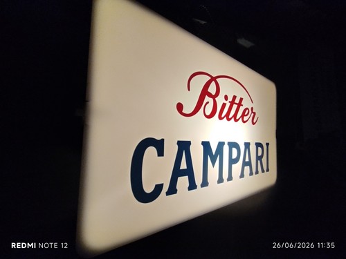Campari insegna luminosa - campari,
