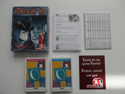 Incognito gioco carte - gioco,