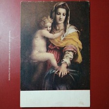 FIRENZE  UFFIZZI LA MADONNA DELLE  ARPIE 1929 "FIAMMA  PROPAGANDA FASCISTA" 