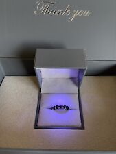 Anello 14 Carati Oro Bianco Con Pietra Principale Zaffiro