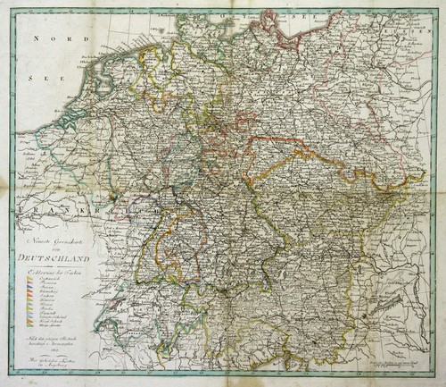 Germania originale incisione - germania,