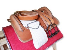 Sella per bambini in pelle