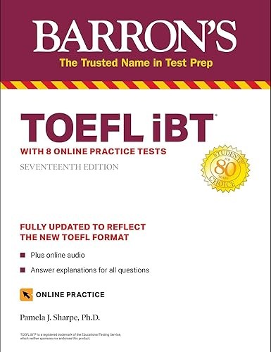Toefl ibt with online - with, 8