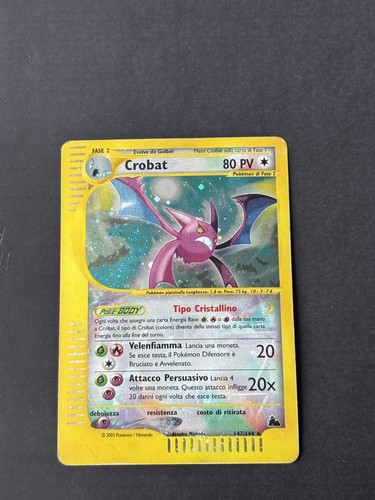 Crobat crystal skyridge - crobat, holo
