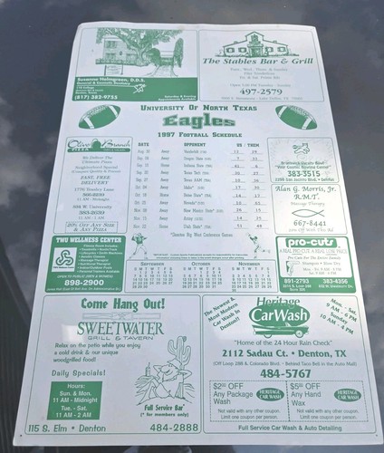 Poster programma calcio - programma, north