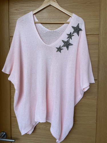 Maglione manica corta rosa - maglione, corta.