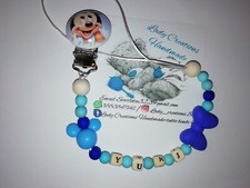 Catenella Porta Ciuccio Personalizzato Con Nome Bimbi