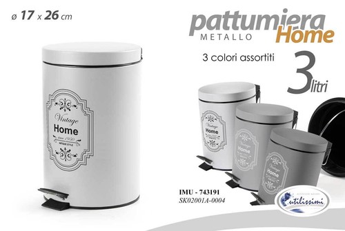 Pattumiera pedale bagno - a,