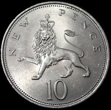 Regno Unito 10 Pence Nuovi