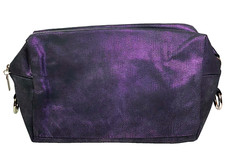 Pochette viola metallizzato