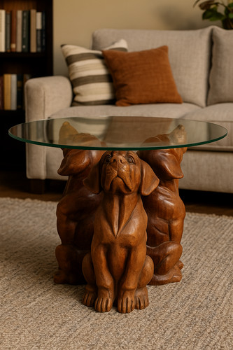 Tavolino fumo teak con - in,