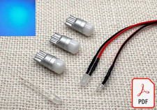 Kenwood KA-5700 KA-5500 KA-6100 ricambio lampade LED lampadine kit set BLU