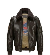 Giacca pelle MILESTONE mod. TOM nappa di agnello, col. cuoio Tg. 50 (M)