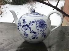 Teiera Meissen motivo cipolla
