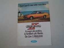 advertising Pubblicità 1974 FORD CAPRI II