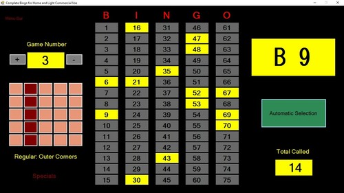 Bingo completo per casa - , e