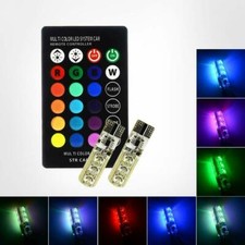 2 T10 LED RGB TELECOMANDO LUCE