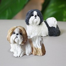 JJM Shih Tzu cane animale domestico figura crisantemo auto collezione giocattolo bambini regalo