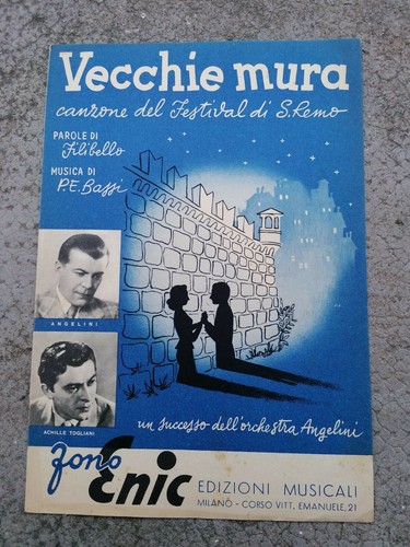 Spartito songbook vecchie - spartito,