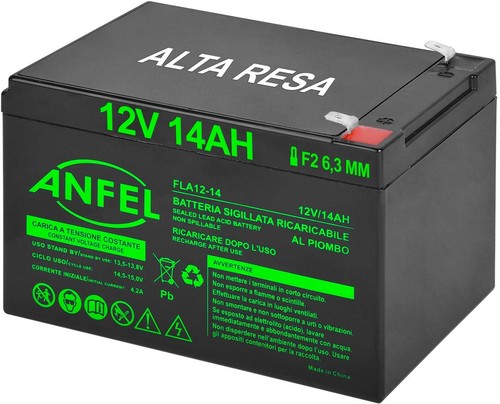 Batteria lead acid agm 12v - acid,