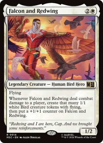 Falcon and redwing - 14,