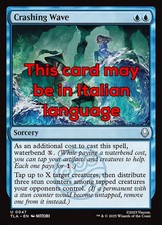 MTG CRASHING WAVE FOIL EXC -