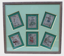 Playing Cards Lot de 6 Cartes Revolutionnaire Vertu Républicain Voltaire 1793