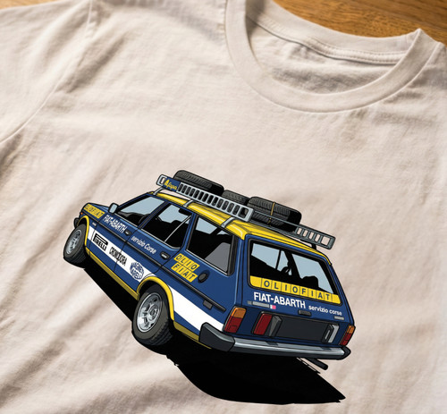 Shirt auto vintage fiat - t-shirt, 131