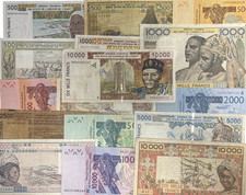 BANCONOTE STATI DELL'AFRICA