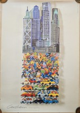 DAVID GERSTEIN METROPOLIS POSTER POP ART ISRAELE ANNI 90 