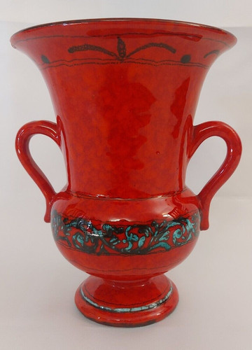 1960 vintage vaso rosso - 1960,