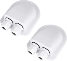 Pressacavo Doppio Ingresso,Vegena 2 Pezzi Passacavo Solare per Tetto,Passacavo