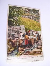 Vercelli - in Valsesia costume di Pila + lavandaie - spedita f. p. 