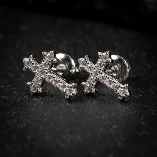 Orecchini punto luce - luce, croce