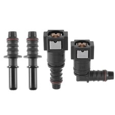 2 Set 5/16" 7.89mm SAE a 13/32" 10.5mm Linea carburanti Tubo Connettore